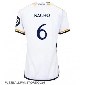 Real Madrid Nacho Fernandez #6 Replik Heimtrikot Damen 2023-24 Kurzarm